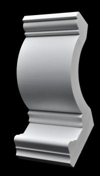 Licht 154 PU   15,4x12cm Stuckleiste für LED - klassisches Design - zeitlos schön